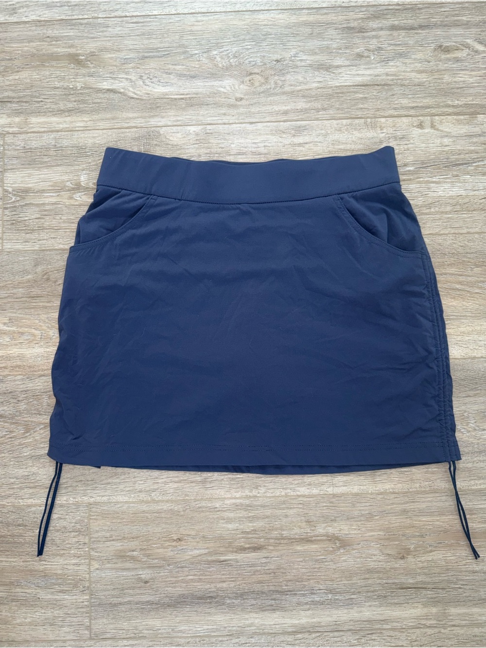 Columbia Navy Athletic Skort with Drawstring Details